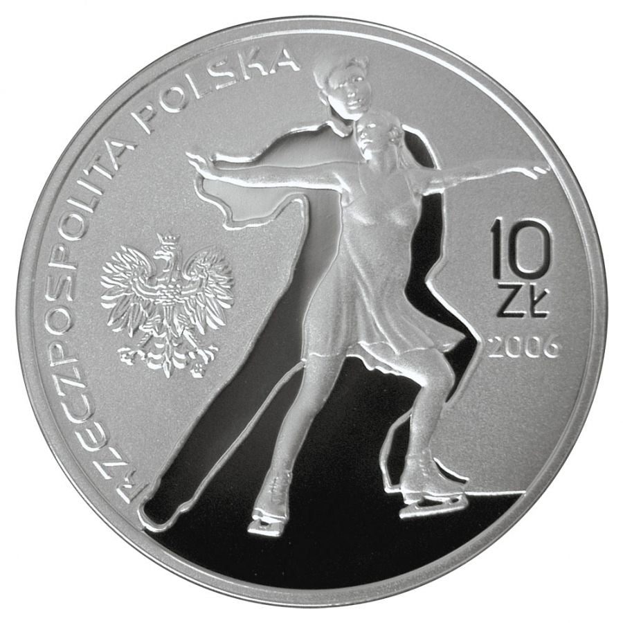 10 złotych - Zimowe Igrzyska Olimpijskie - Turyn 2006 (łyżwy)
