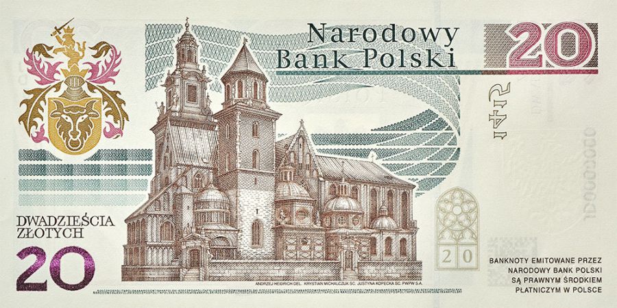 Banknot - 20 złotych 2015 - 600. rocznica urodzin Jana Długosza
