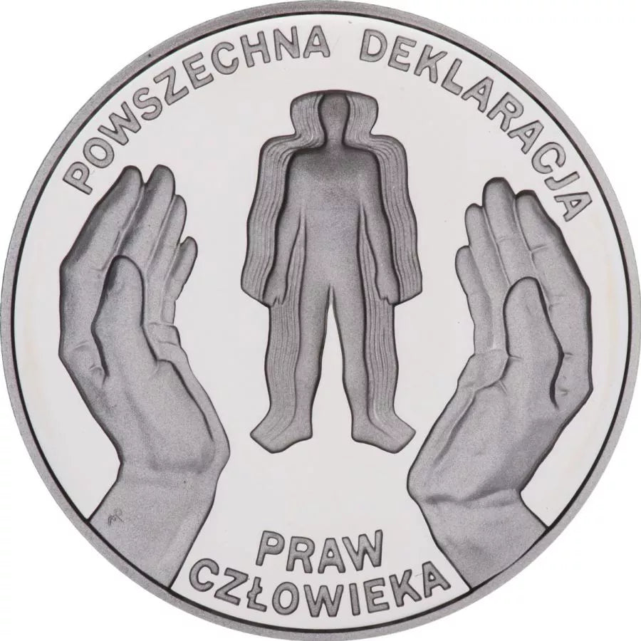 10 złotych 1998 - Deklaracja Praw Człowieka