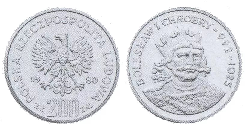 200 złotych 1980 - Bolesław Chrobry